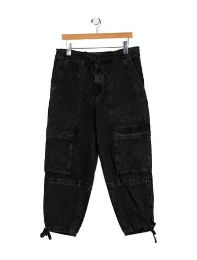 Pre-owned Isabel Marant Étoile High-rise Straight Leg Jeans In Blue