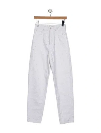 Pre-owned Isabel Marant Étoile High-rise Straight Leg Jeans In Blue