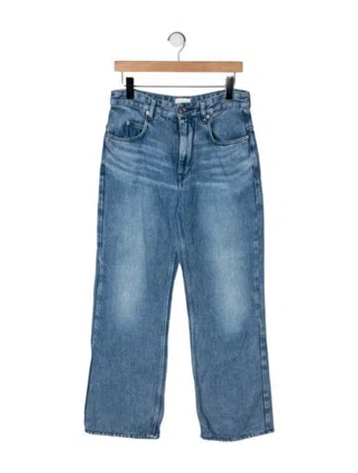 Pre-owned Isabel Marant Étoile High-rise Straight Leg Jeans In Blue