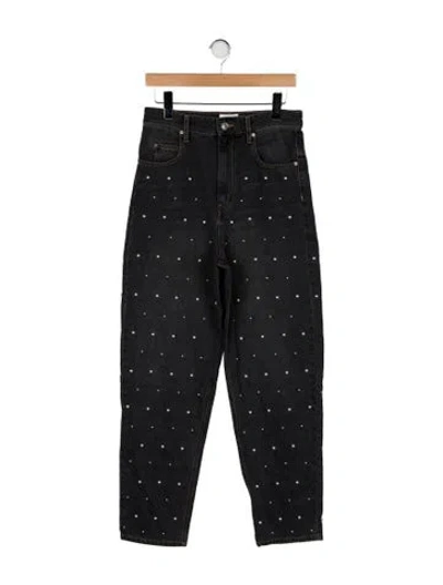 Pre-owned Isabel Marant Étoile High-rise Straight Leg Jeans In Gray