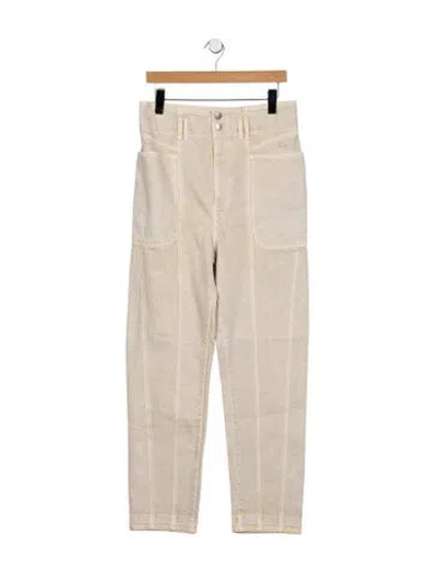 Pre-owned Isabel Marant Étoile High-rise Straight Leg Jeans In Gray