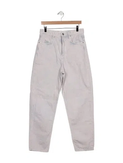 Pre-owned Isabel Marant Étoile High-rise Straight Leg Jeans In Pink