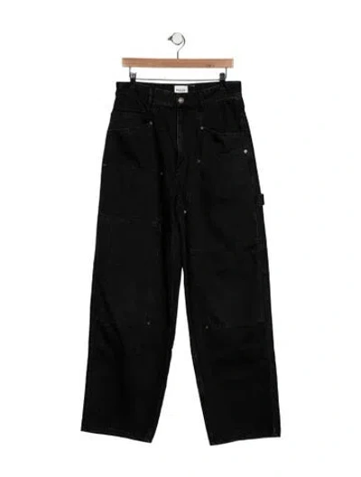 Pre-owned Isabel Marant Étoile High-rise Wide Leg Jeans In Blue