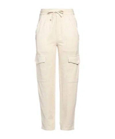 Isabel Marant Étoile High-waisted Cargo Pants With Multiple Pockets In White