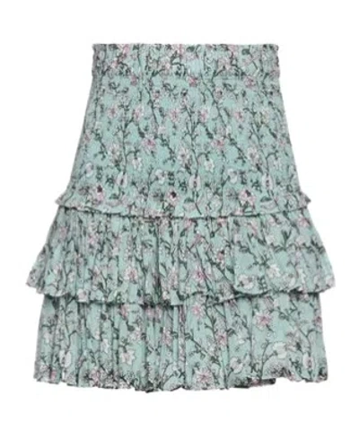 Isabel Marant Étoile High-waisted Floral Print Skirt In Blue