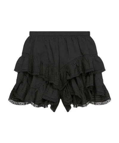 Isabel Marant Étoile Safa Shorts In Black