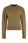 Isabel Marant Étoile Isabel Marant Etoile Honey Wool-blend Crew-neck Sweater In Brown