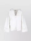 Isabel Marant Étoile Hooded Cut-out Front Pocket Top