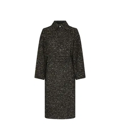 Isabel Marant Étoile Horia Trench Coat In Black