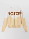 Isabel Marant Étoile Houston Colorblock Crewneck Sweatshirt Long Sleeves In Multi