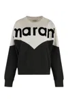 Isabel Marant Étoile Houston Cotton Blend Crew-neck Sweatshirt In Multi