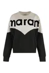 Isabel Marant Étoile Houston Cotton Blend Crew-neck Sweatshirt In Multi