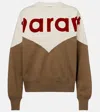 Isabel Marant Étoile Isabel Marant Etoile Two-tone Cotton Blend Houston Sweatshirt