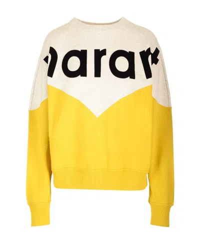 ISABEL MARANT ÉTOILE ISABEL MARANT ÉTOILE HOUSTON LOGO PRINTED CREWNECK SWEATSHIRT