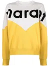 Isabel Marant Étoile Houston Crewneck Sweatshirt In Yellow