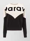 Isabel Marant Étoile Isabel Marant Etoile Houston Sweatshirt With Flocked Logo In Black