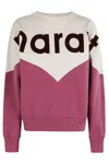 Isabel Marant Étoile Isabel Marant Etoile Two-tone Cotton Blend Houston Sweatshirt In Animal Print