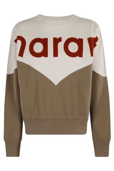 Isabel Marant Étoile Houston Gz Sweatshirt In Brown