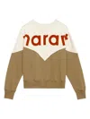 Isabel Marant Étoile Isabel Marant Etoile Two-tone Cotton Blend Houston Sweatshirt