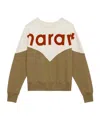 Isabel Marant Étoile Isabel Marant Etoile Two-tone Cotton Blend Houston Sweatshirt