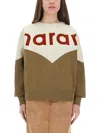 Isabel Marant Étoile Isabel Marant Etoile Two-tone Cotton Blend Houston Sweatshirt