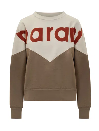 Isabel Marant Étoile Houston Sweatshirt In Brown