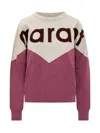 Isabel Marant Étoile Isabel Marant Etoile Two-tone Cotton Blend Houston Sweatshirt In Multi