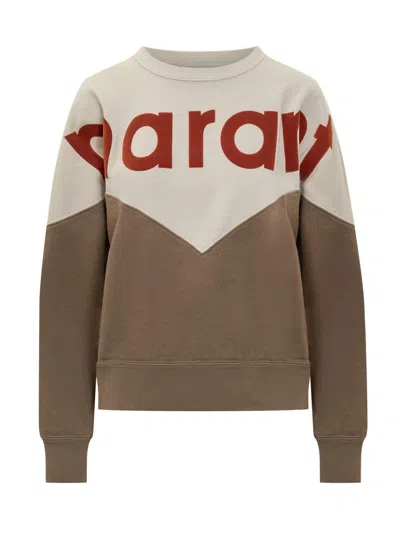 Isabel Marant Étoile Houston Sweatshirt In Brown