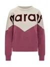 Isabel Marant Étoile Isabel Marant Etoile Two-tone Cotton Blend Houston Sweatshirt In Multi