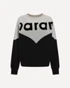 Isabel Marant Étoile Isabel Marant Etoile Two-color Cotton Blend Houston Sweatshirt Women In Black