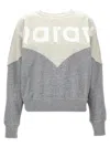 Isabel Marant Étoile Houston Crewneck Logo Sweatshirt In Gray
