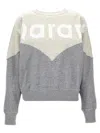 Isabel Marant Étoile Houston Crewneck Logo Sweatshirt In Grey