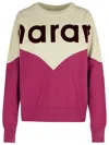 Isabel Marant Étoile Isabel Marant Etoile 'houston' Sweatshirt In A Grape-and-eye Cotton Blend Women