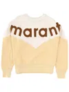 Isabel Marant Étoile "houston" Sweatshirt In Nude