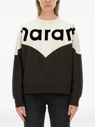Isabel Marant Étoile Isabel Marant Etoile Two-color Cotton Blend Houston Sweatshirt Women In Multi