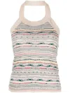Isabel Marant Étoile Huxley Sleeveless Top In Beige
