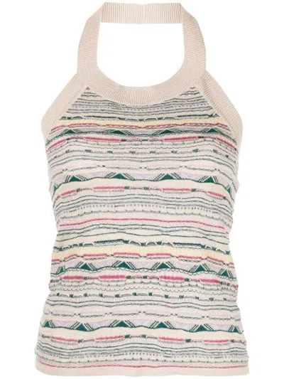 Isabel Marant Étoile Huxley Sleeveless Top In Ecru