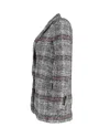 Isabel Marant Etoile Ice Checked Single-breasted Blazer In Multicolor Acrylic And Virgin Wool In Multi