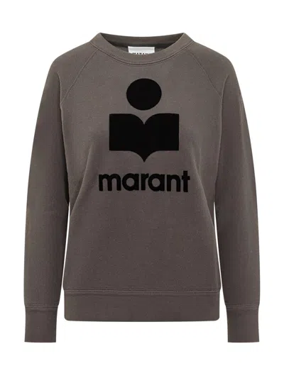 Isabel Marant Étoile Iconic Logo Sweatshirt In Gray