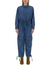 Isabel Marant Étoile Idany Denim Jumpsuit In Black