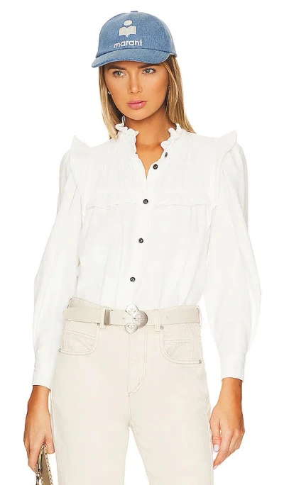 Isabel Marant Étoile Idety Shirt In White