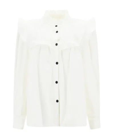 Isabel Marant Étoile Idety Chambry Blouse In White