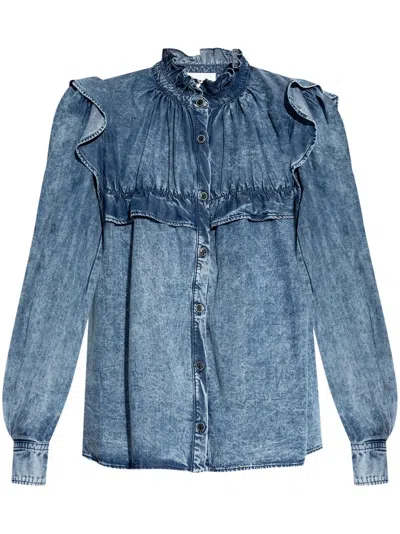 Isabel Marant Étoile Women's Idety Shirt In Blue