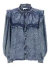 Isabel Marant Étoile Idety Blouse In Blue