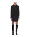 Isabel Marant Étoile Ilaya Denim Shirtdress In Black