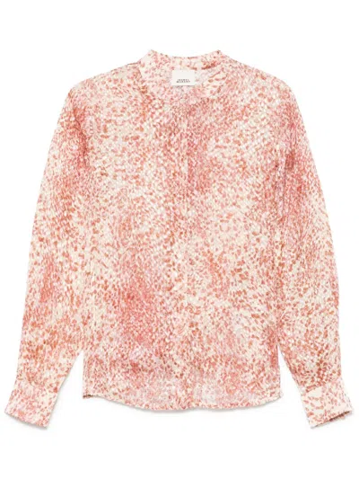 Isabel Marant Étoile Ilda Bluse In Rot