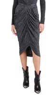 Isabel Marant Étoile Ilis Skirt Anthracite In Anthracite