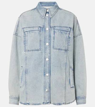 Isabel Marant Étoile Imana Denim Shirt In Blue