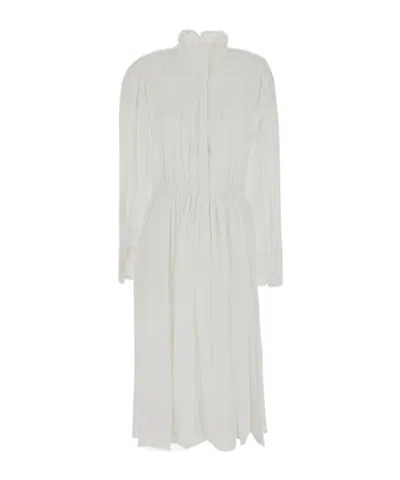 Isabel Marant Étoile Imany Ruffle-detailing Dress In White