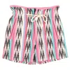 Isabel Marant Étoile  Striped Mini Shorts In Multicolor Cotton In Multi